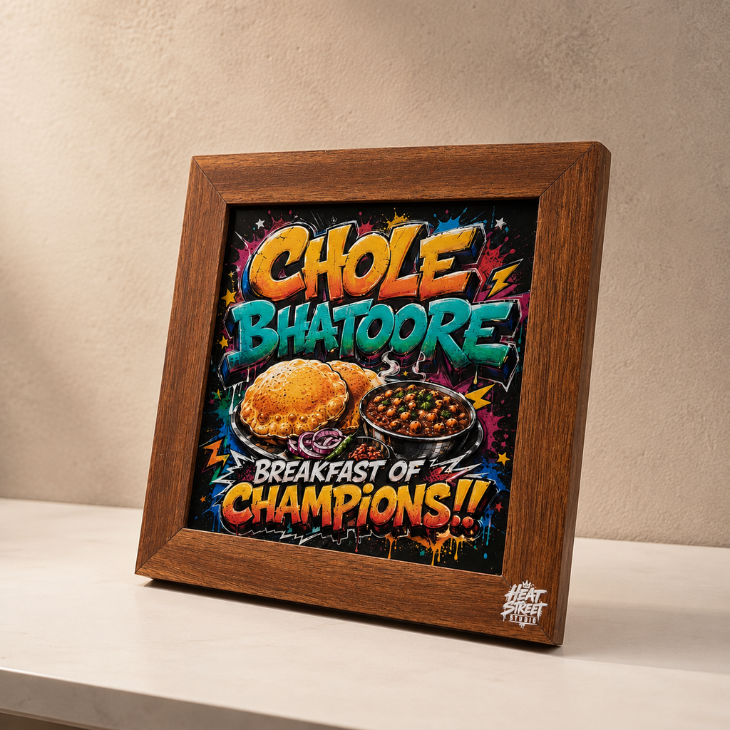 Chole Bhatoore-Breakfast of Champions- Street Edition