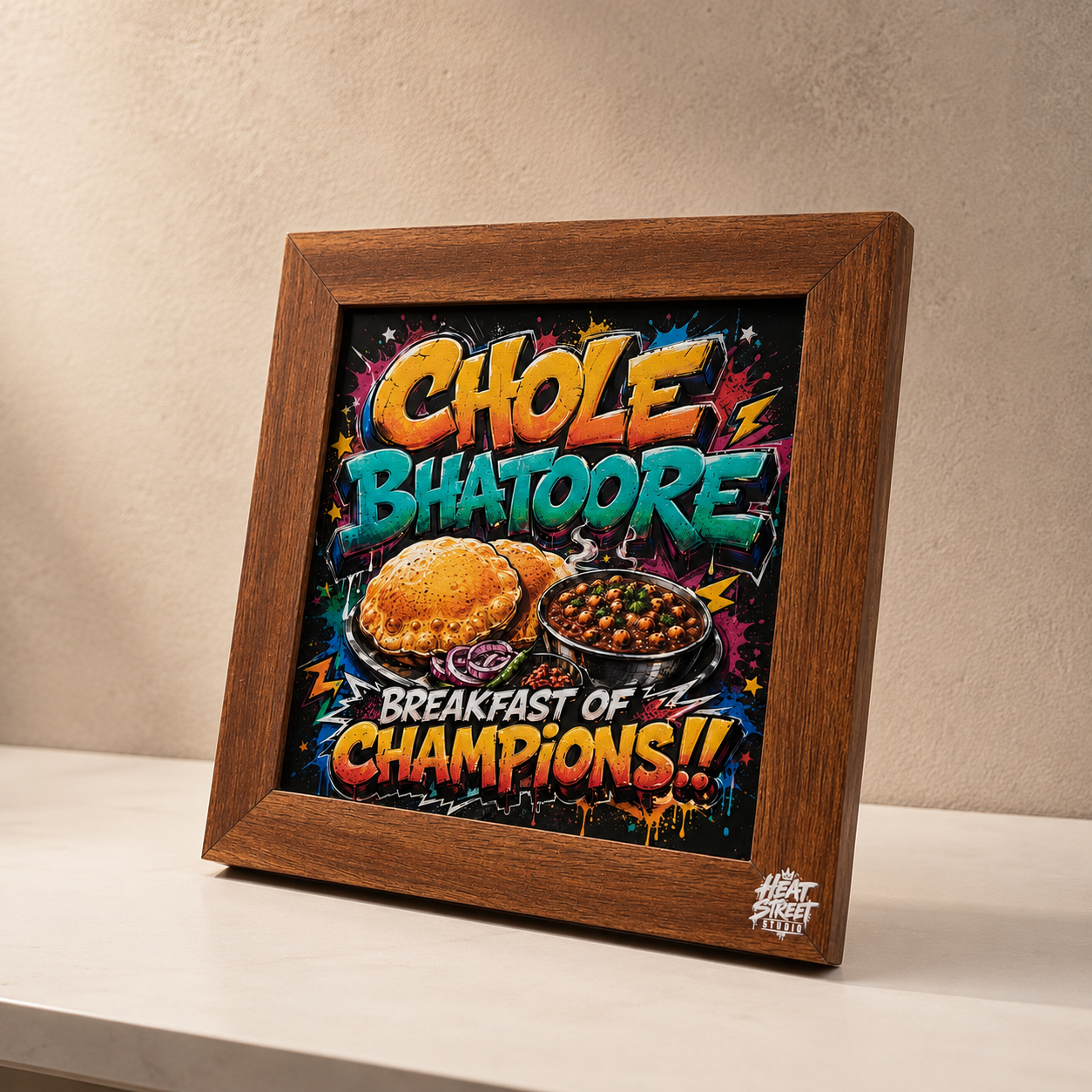 Chole Bhatoore-Breakfast of Champions- Street Edition