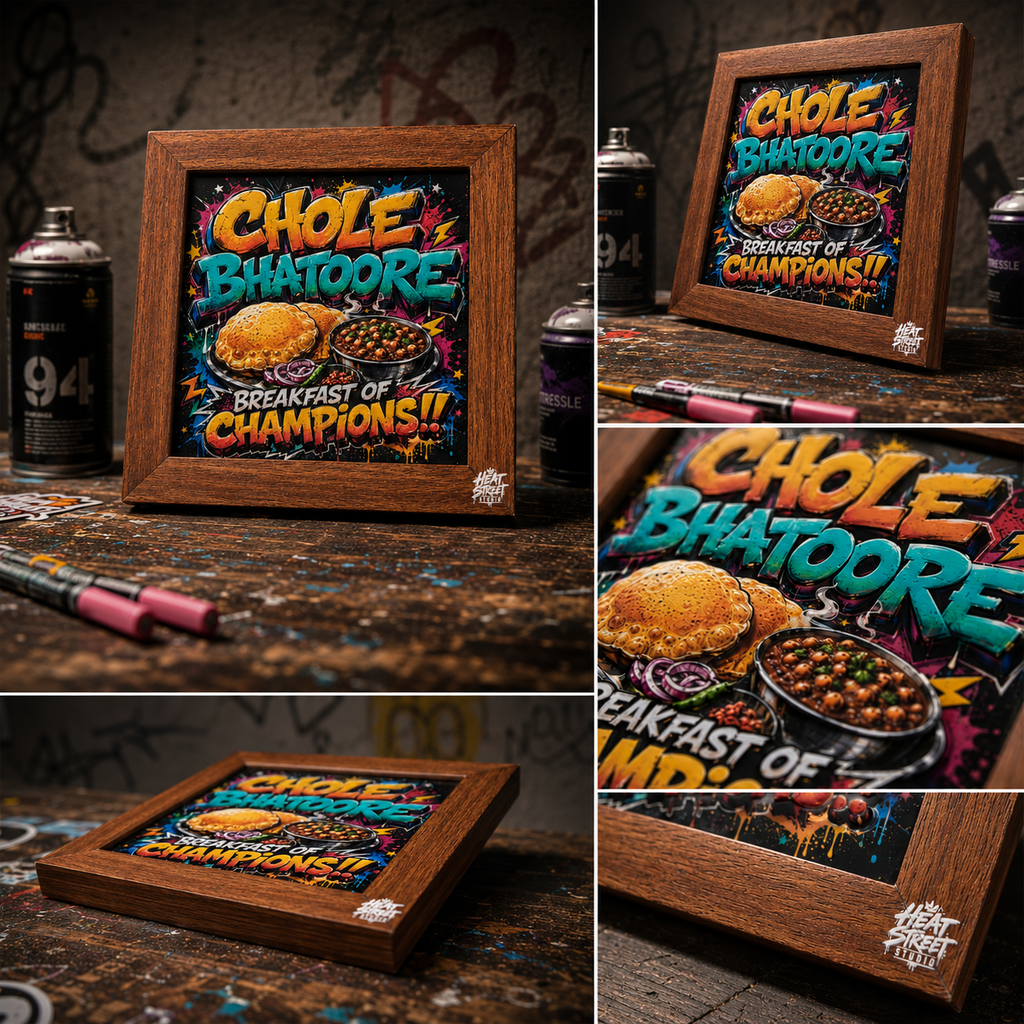 Chole Bhatoore-Breakfast of Champions- Street Edition