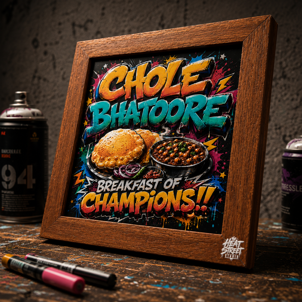 Chole Bhatoore-Breakfast of Champions- Street Edition