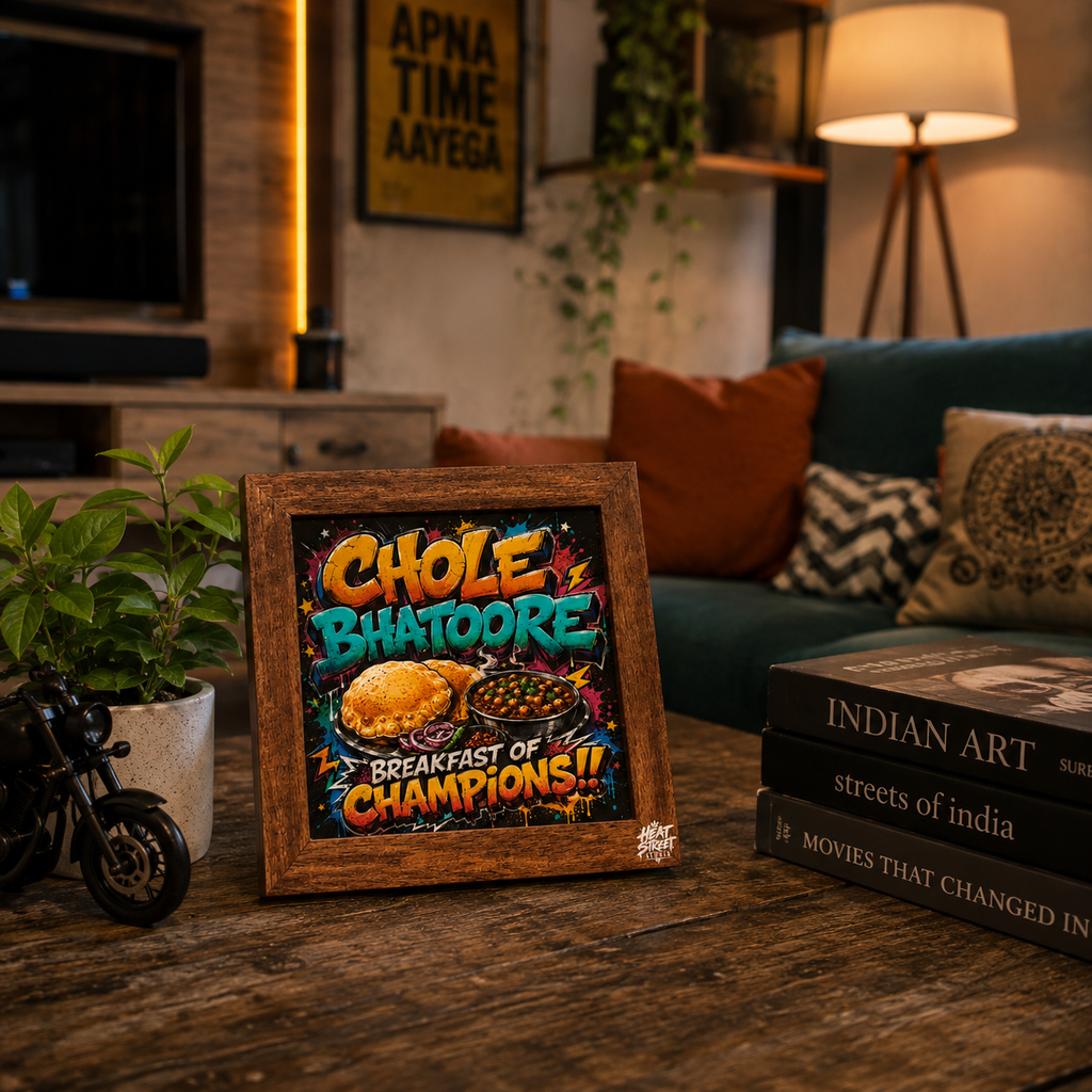 Chole Bhatoore-Breakfast of Champions- Street Edition