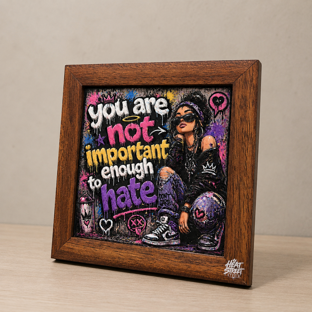 You Are Not Important Enough To Hate – Street Art Edition