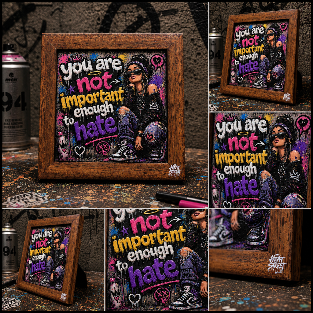 You Are Not Important Enough To Hate – Street Art Edition