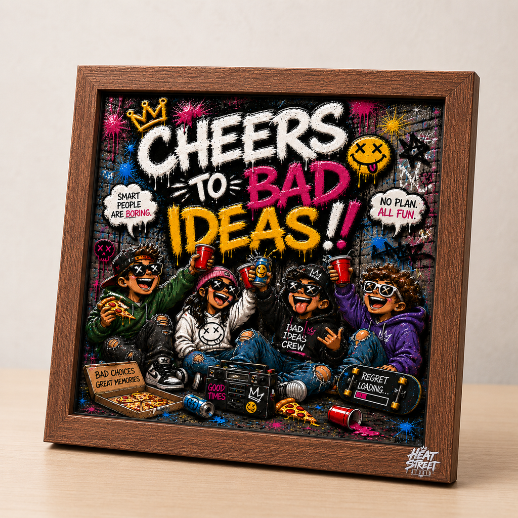 Cheers to Bad Ideas-Street Edition