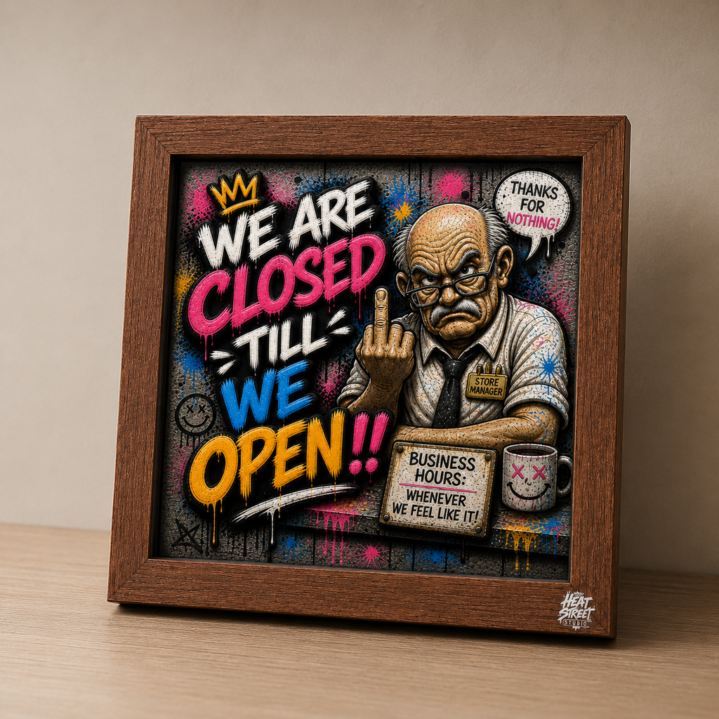 We are Closed till We Open - Street Edition