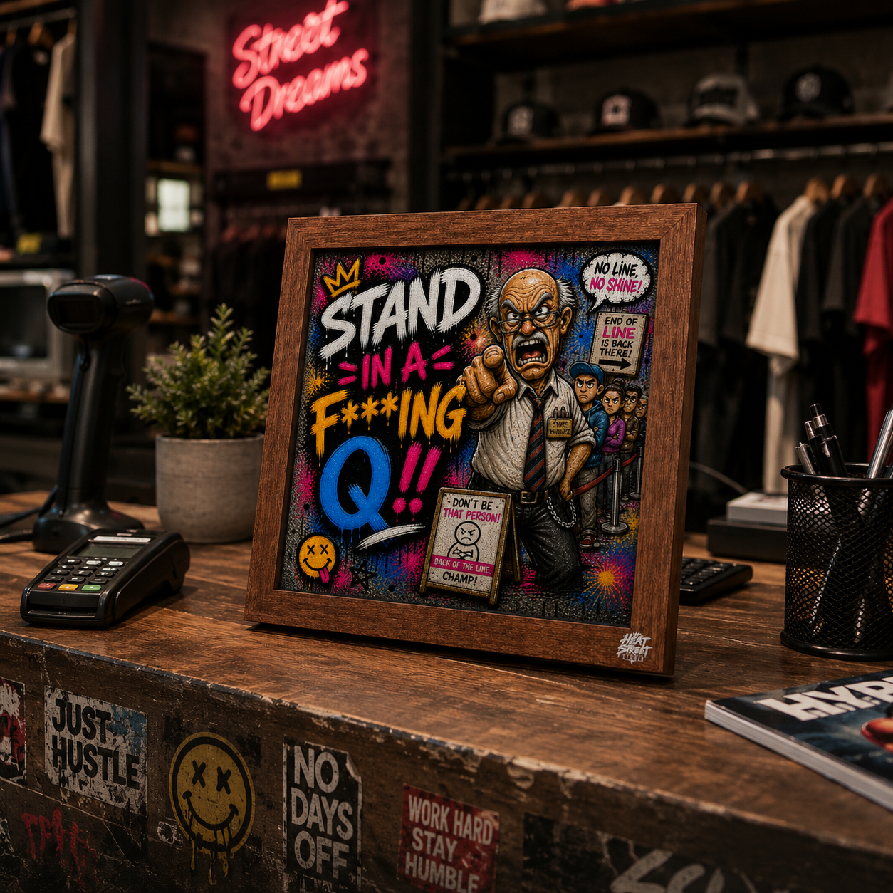 Stand in the F***ing Q - Street Edition