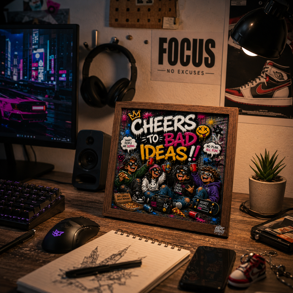 Cheers to Bad Ideas-Street Edition
