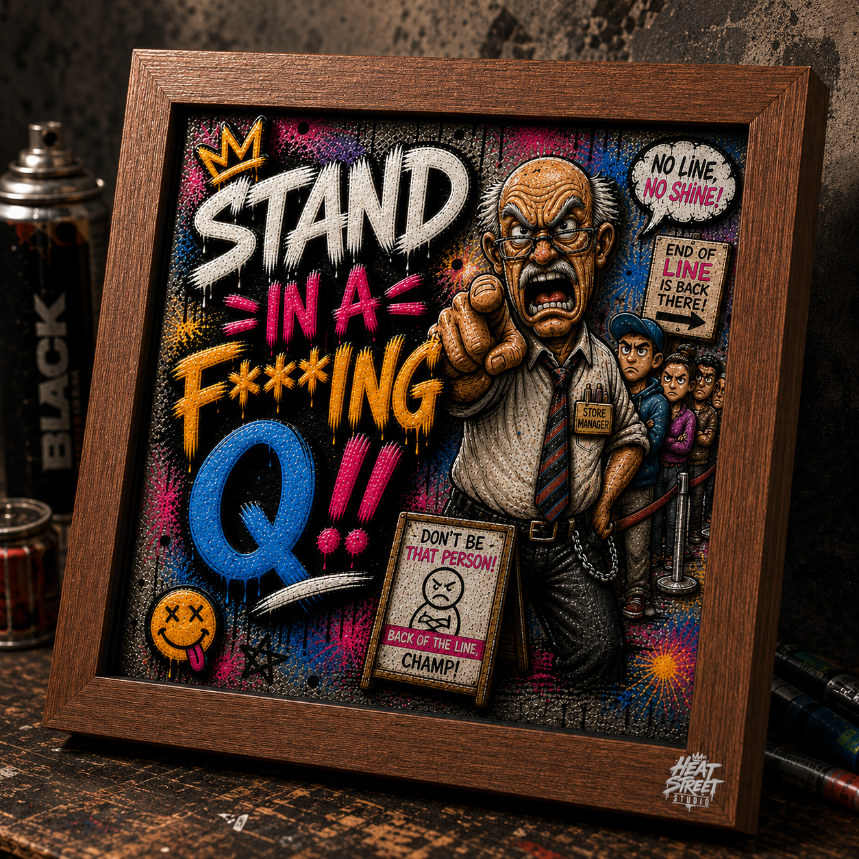 Stand in the F***ing Q - Street Edition
