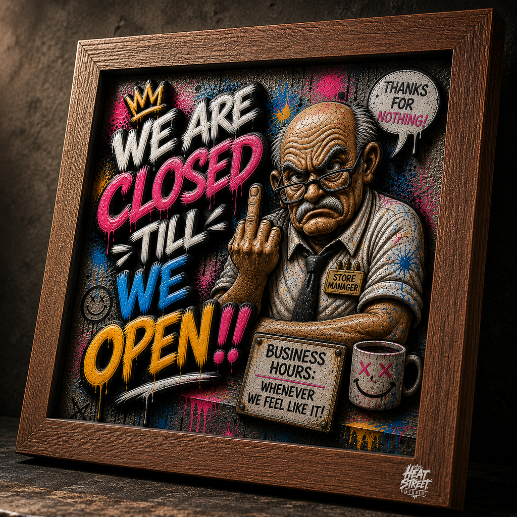 We are Closed till We Open - Street Edition